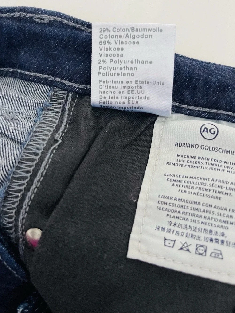 AG The Legging Super Skinny Denim Size 27 - Picture 8 of 9